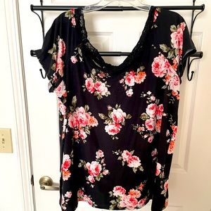 Off the shoulder stretch top